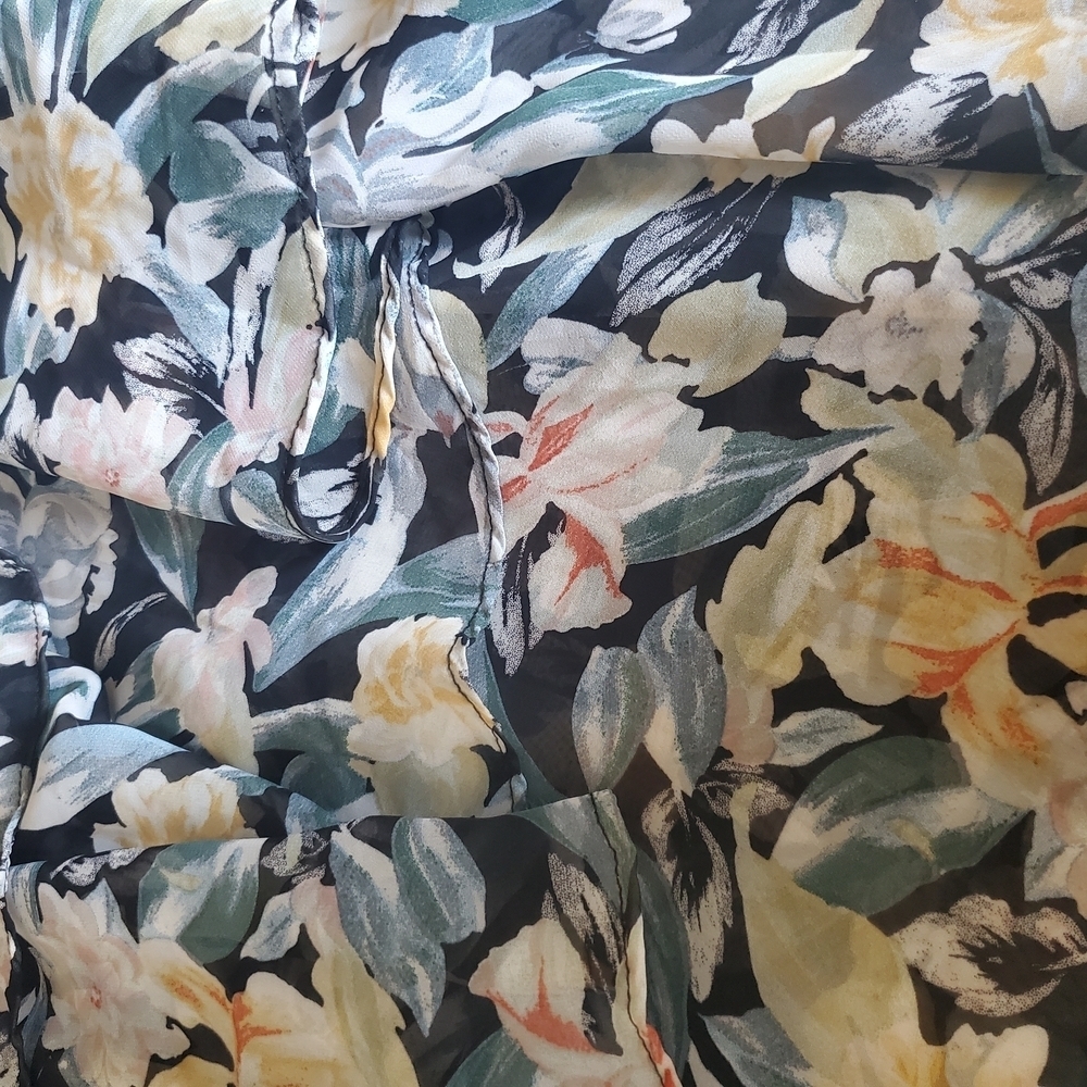 Floral One-Shoulder Ruffle Dress - Picture 9 of 13